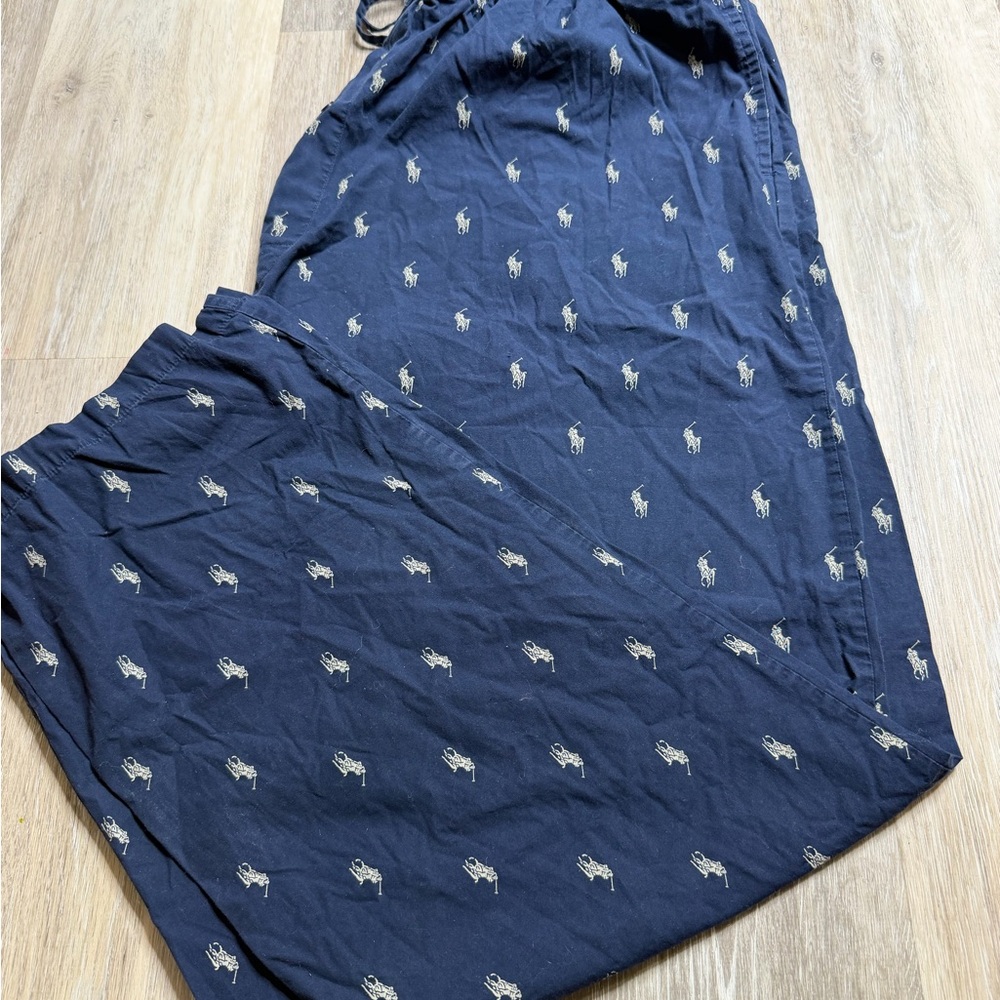 Polo by Ralph Lauren Navy and Yellow Sleepwear Label